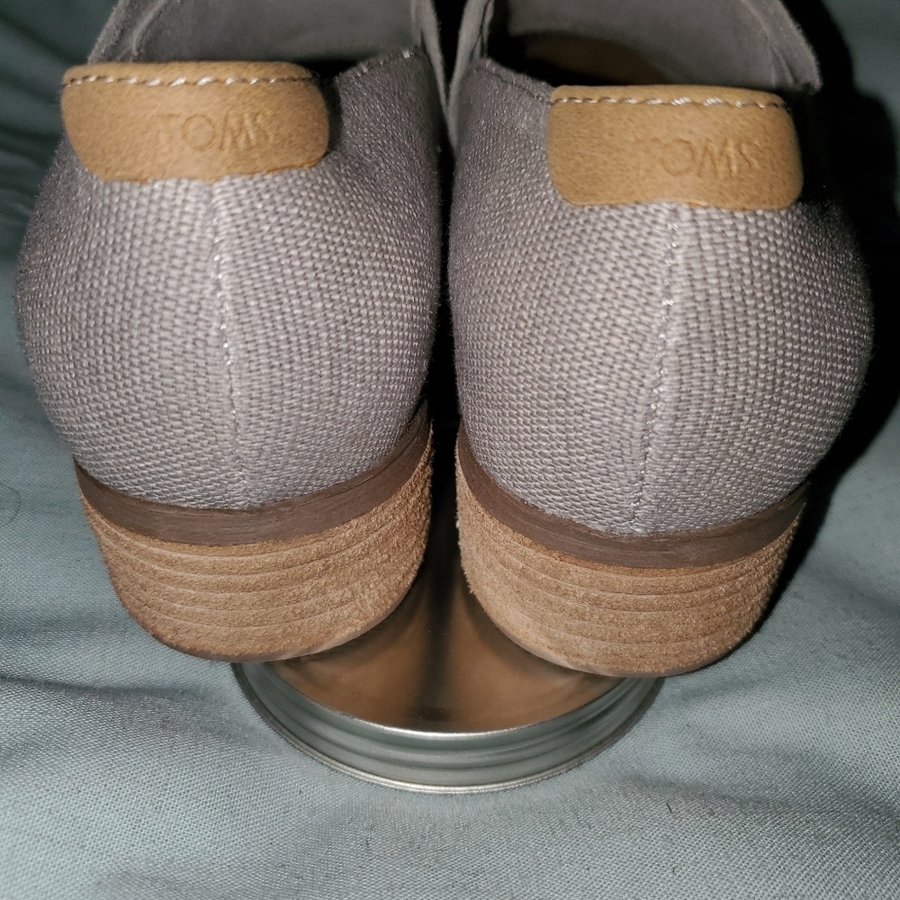 Gray Suede Loafer (TOMS)